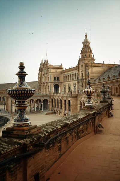 Plaza Espana Het Plein Van Spanje Dichtbij Sevilla Spanje — Stockfoto