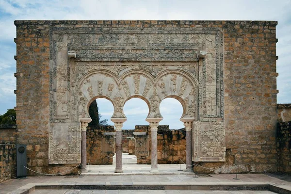 İspanya, Cordoba yakınlarındaki Medina Azahara 'nın tarihi harabesi