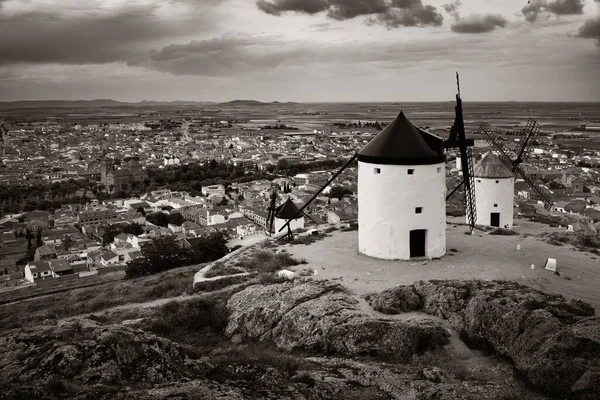 Molino Viento Consuegra Cerca Toledo España —  Fotos de Stock