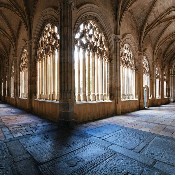 Oude Architectuur Van Kathedraal Van Segovia Interieur Uitzicht Spanje — Stockfoto