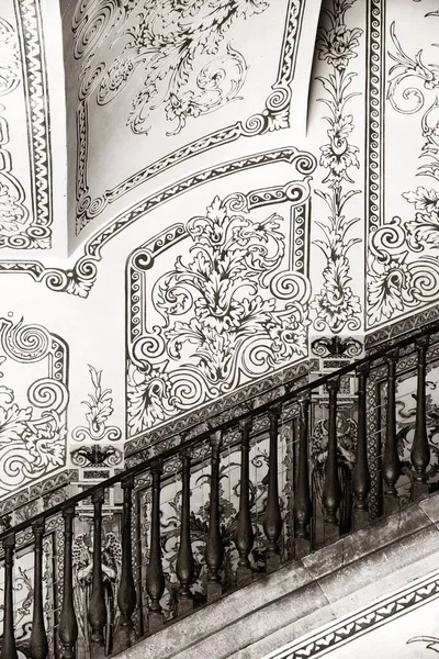 Gyönyörű Minták Lépcsőház Pati Manning Barcelonában Spanyolország — Stock Fotó