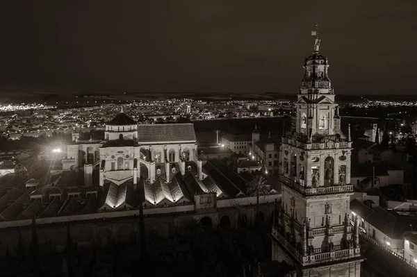 Meczet Katedra Kordobie Widok Powietrza Hiszpanii — Zdjęcie stockowe