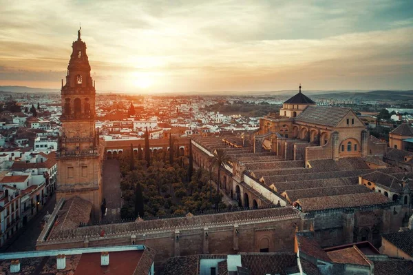 Die Moschee Kathedrale Von Córdoba Aus Der Luft Spanien — Stockfoto