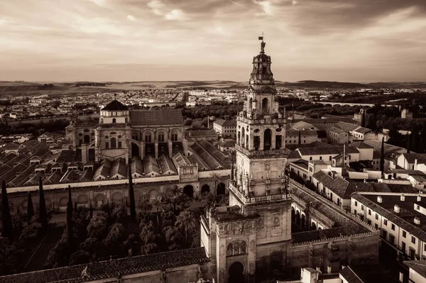 Stadsarchitectuur Van Cordoba Vanuit Lucht Bekeken Spanje — Stockfoto