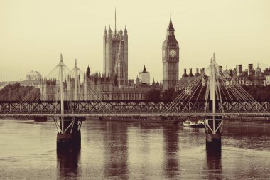 Londra 'da Westminster' da Parlamento Binası.