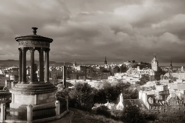 Die Skyline Von Edinburgh Vom Calton Hill Aus Gesehen Großbritannien — Stockfoto