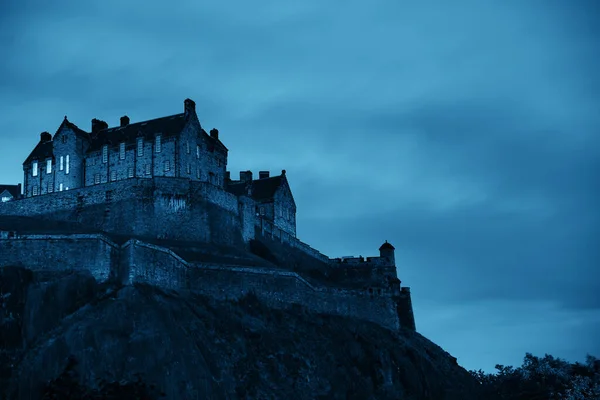 Edinburgh Slott Som Den Berömda Staden Landmärke Förenade Kungariket — Stockfoto