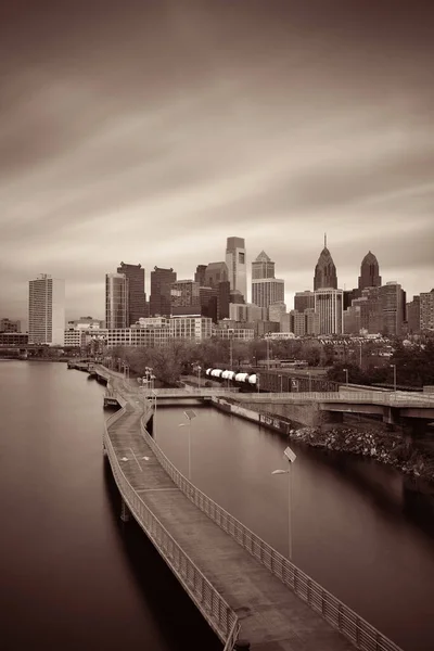 Philadelphie Skyline Avec Architecture Urbaine — Photo