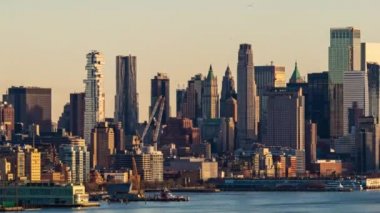 New York şehrinin ufuk çizgisi zaman çizelgesi