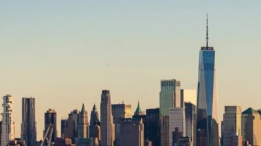New York şehrinin ufuk çizgisi zaman çizelgesi