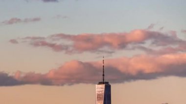 New York şehrinin ufuk çizgisi zaman aşımı