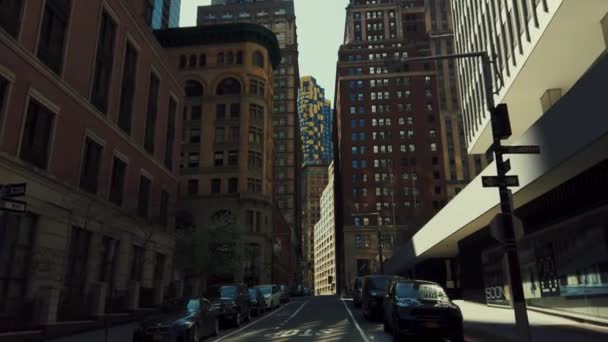 New York City prázdná ulice — Stock video
