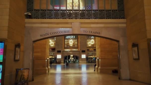 Grand Central Terminal di New York — Video Stock
