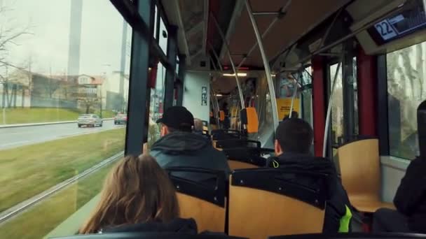 Tram Praga — Video Stock