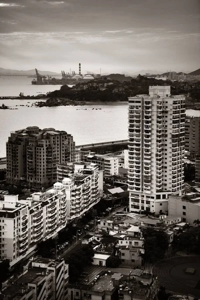 Xiamen Stadtarchitektur Luftaufnahme Fujian China — Stockfoto