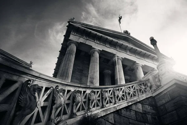 Edificio Biblioteca Nacional Atenas Grecia — Foto de Stock