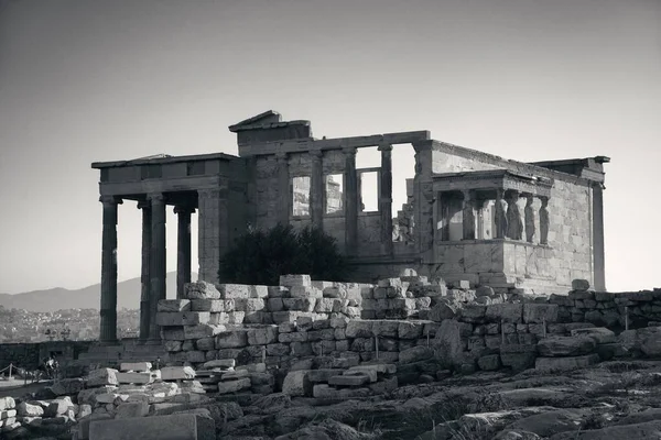 Erechtheion Chrámové Historické Zříceniny Aténách Řecko — Stock fotografie