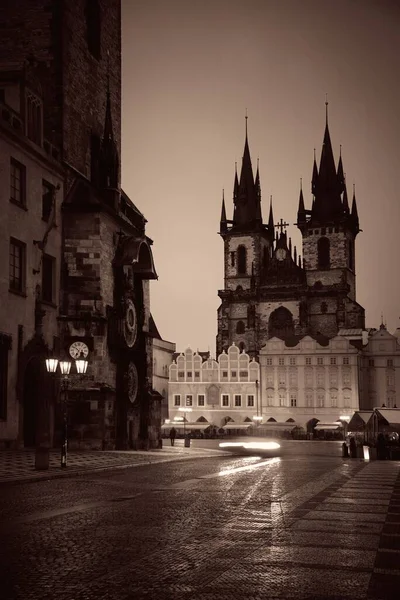 Szűzanya Templom Óváros Téren Prágában Cseh Köztársaság — Stock Fotó