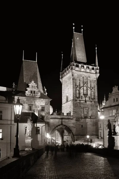 Vue Sur Rue Avec Des Bâtiments Historiques Prague République Tchèque — Photo