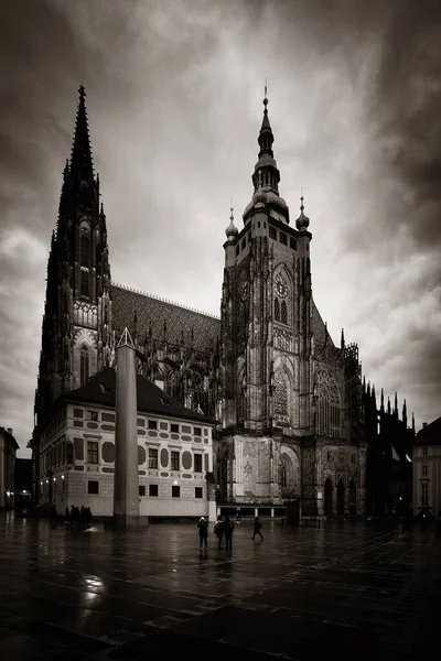 Katedra Wita Zamku Praskim Republika Czeska — Zdjęcie stockowe