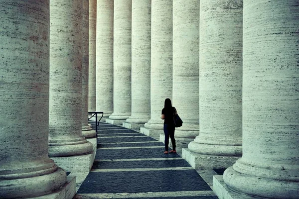 Vatikan Şehri Kız Tarihsel Koridor — Stok fotoğraf
