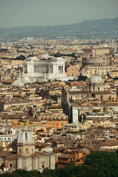Rome City Panoramic View Top Peter Basilica Vatican City — Stock Photo, Image