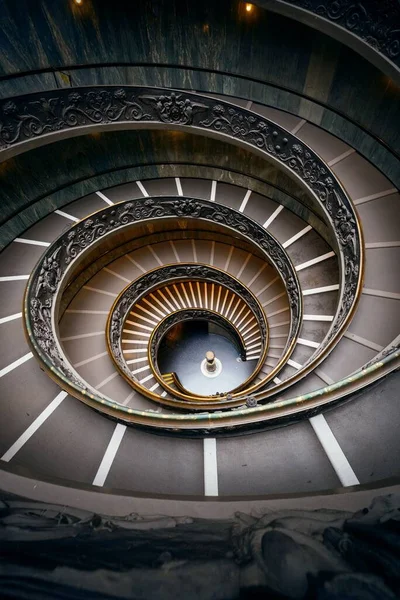 Спиральная Лестница Музее Ватикана — стоковое фото