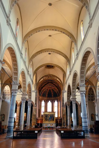 Внутренний Вид Церкви Старом Средневековом Городе Сиена Италии — стоковое фото