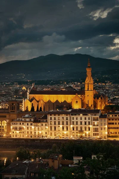 Bazilika Santa Croce Známý Jako Chrám Italských Slávy Pohřebištěm Pro — Stock fotografie