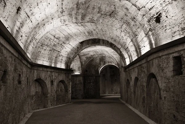 Tunnel Barricade Lucques Italie — Photo