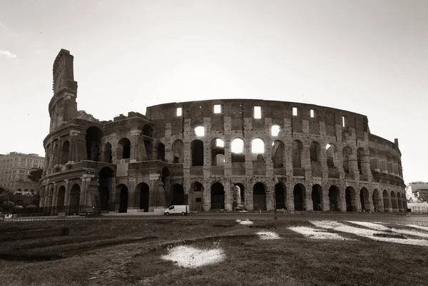 Coliseo Arquitectura Simbólica Roma Italia Monocromo — Foto de Stock