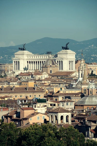 Monumento Nazionale Vittorio Emanuele Історична Пам Ятка Архітектури Риму — стокове фото