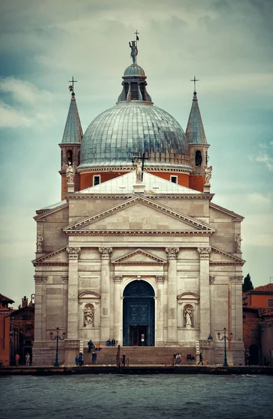 Церква Над Морем Куполом Венеції — стокове фото