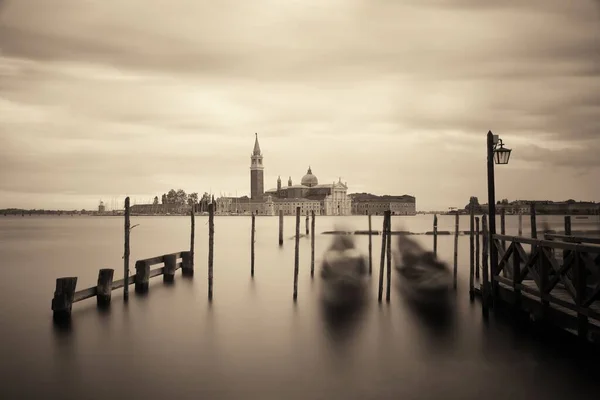 Parque Góndola Agua San Giorgio Maggiore Isla Venecia Italia — Foto de Stock