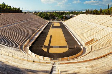 Yunanistan 'ın Atina kentindeki Panathenaic stadyumu.