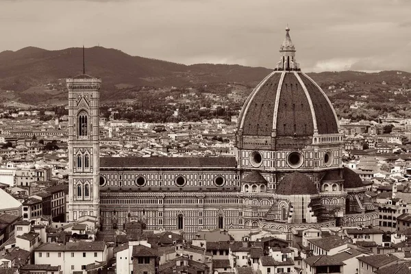 Catedral Florencia Vista Desde Torre Arnolfo Palazzo Vecchio — Foto de Stock
