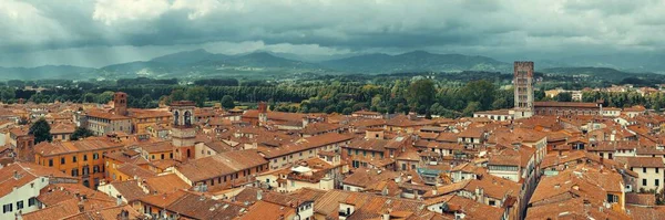 Lucca Skyline Tower Cathedral Panorama Italy — Stock Photo, Image