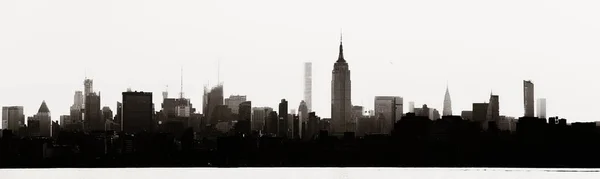 Ciudad Nueva York Skyline Centro Urbano Vista Con Arquitectura Histórica — Foto de Stock