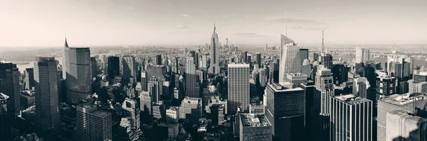 New York City Skyskrapor Tak Urban Utsikt — Stockfoto