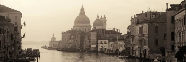 Iglesia Santa Maria Della Salute Gran Canal Vista Panorámica Venecia — Foto de Stock