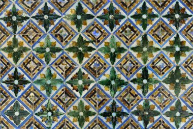 İspanya, Seville 'de güzel desenler soyut arkaplan.