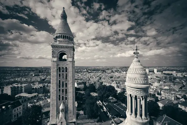 Fra Toppen Sacre Coeur Cathedral Paris Frankrike – stockfoto