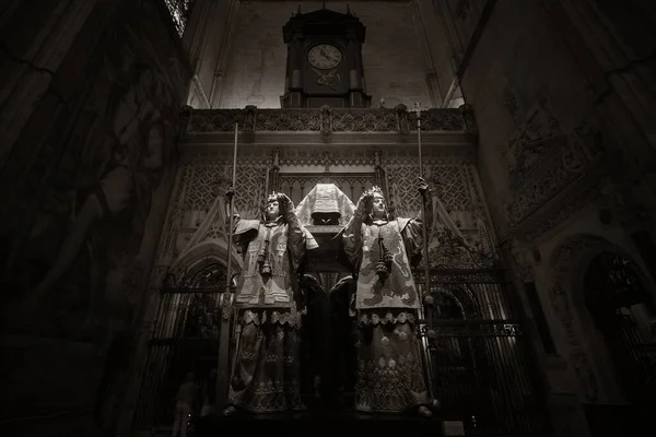 Tomb Christopher Columbus Cathedral Saint Mary See Seville Cathedral — Stock Photo, Image