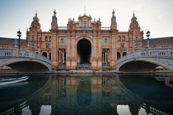 Plaza Espana Het Plein Van Spanje Dichtbij Sevilla Spanje — Stockfoto