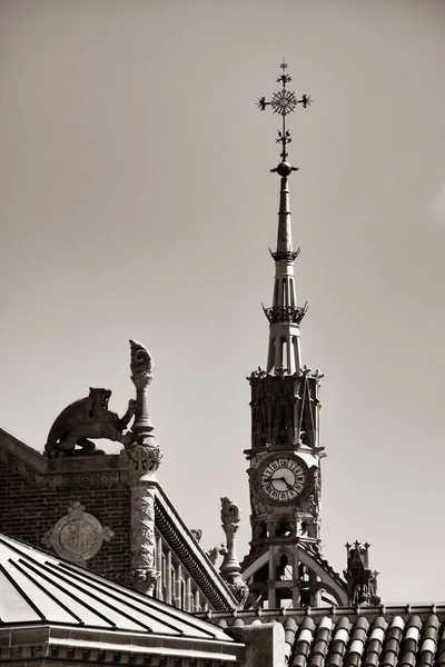 Hospital Holy Cross Saint Paul Hospital Sant Pau Komplex Postavený — Stock fotografie