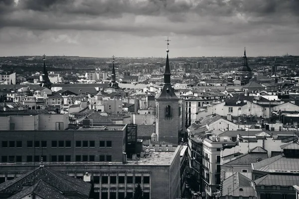 Vista Azotea Madrid Del Horizonte Ciudad España —  Fotos de Stock