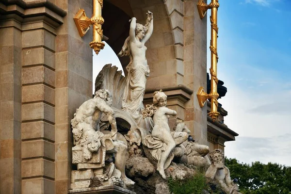 Cascada Monumental Parc Ciutadella Barcelona Espanha — Fotografia de Stock