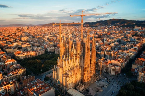 Саграда Фабрегас Знаменитая Достопримечательность Барселоны Испания — стоковое фото