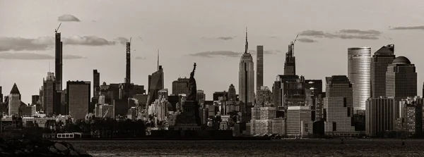 Nowy Jork Centrum Miasta Panorama Architekturą — Zdjęcie stockowe