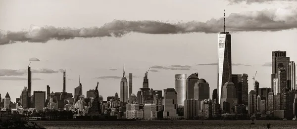 New York City Skyline Del Centro Con Architettura — Foto Stock